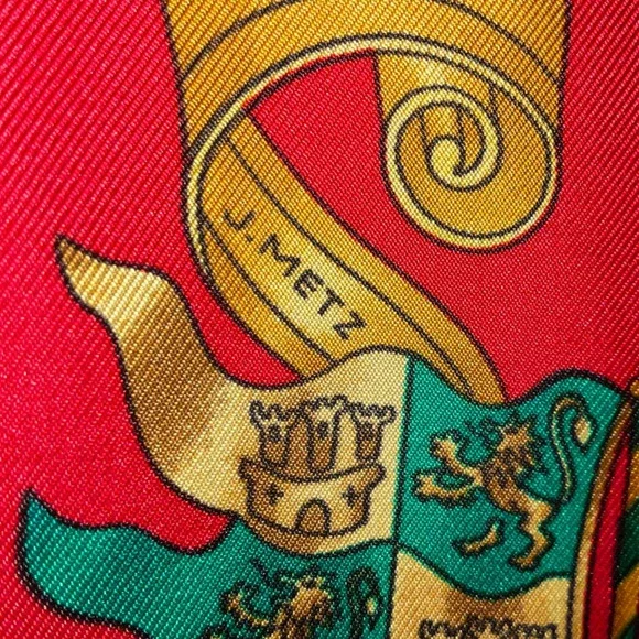 Hermes SILK SCARF “VOILE DE LUMIERE” 90cm square RED NWT/BOX - Picture 11 of 16